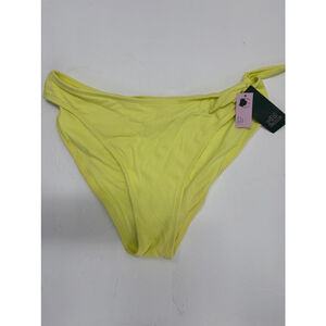 Women's Wild Fable Bikini Bottom XL Yellow High Waist High Leg Cheeky